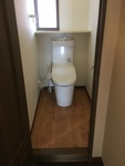 トイレ　便器取替　　床、ｸﾛｽ貼替